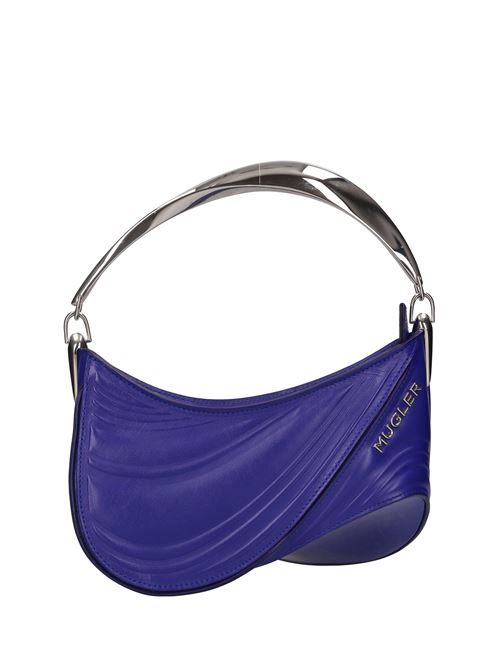 Borsa in pelle MUGLER | 22W10SA001190BLU ELETTRICO